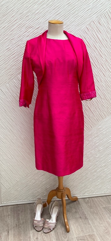 Ensemble en soie Magenta 44 