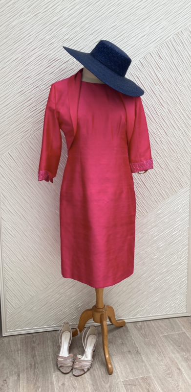 Ensemble en soie Magenta 44 