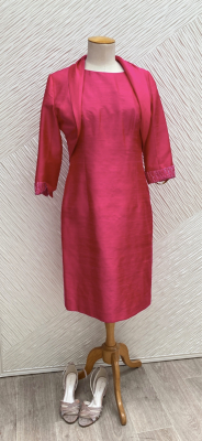Ensemble en soie Magenta 44 