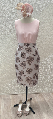 Tailleur robe manteau en brocard T40en outlet 